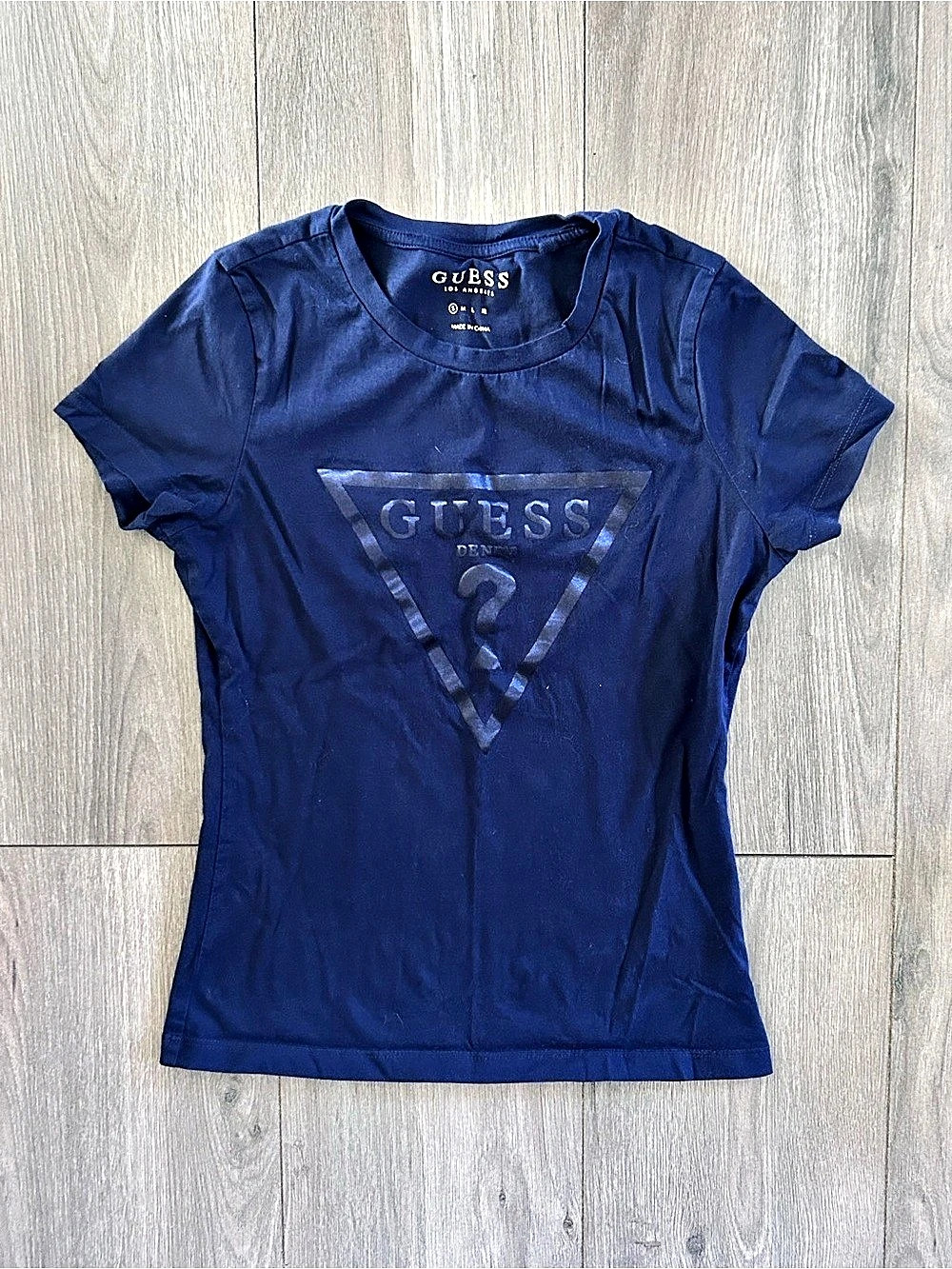 GUESS Los Angeles Navy Baby Tee